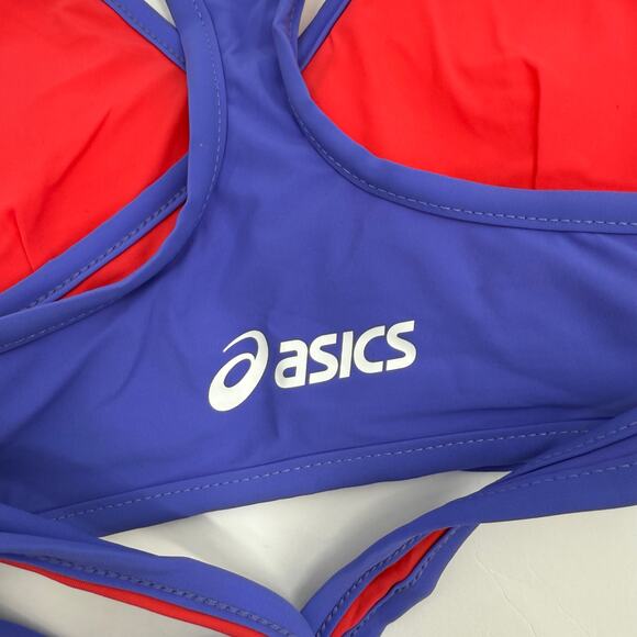 ASICS Beach Volleyball Bikini Top Size Medium NEW Reversible UPF Protection NWOT - Picture 11 of 12